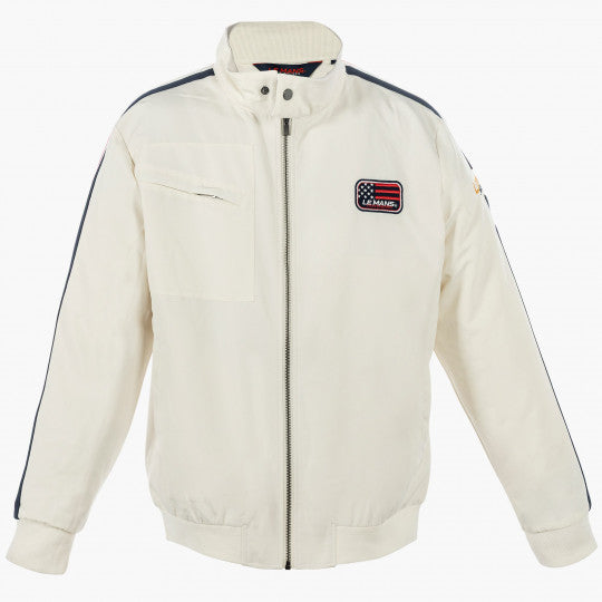 Smq racing jacket Le Mans - Steve McQueen écrue.
