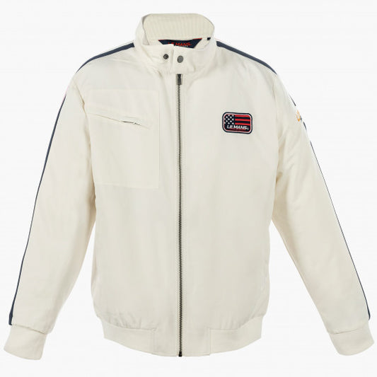 Smq racing jacket Le Mans - Steve McQueen écrue.