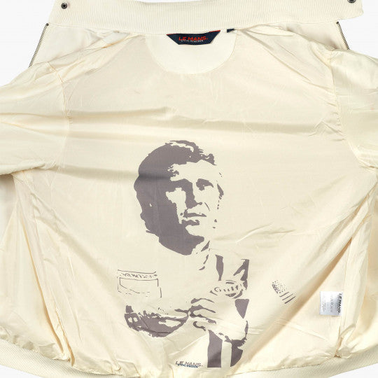 Smq racing jacket Le Mans - Steve McQueen écrue.